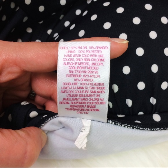 MERONA POLKA DOT RETRO STYLE ONE PIECE SWIMSUIT - Picture 13 of 14